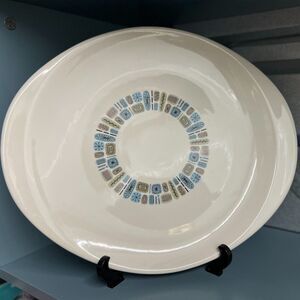 Vintage Temporama DuraGloss Oval Serving Platter- Mid Century Modern